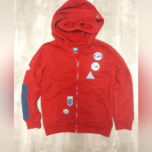 Kids Red Hoodie with Patches 365 Garanimals